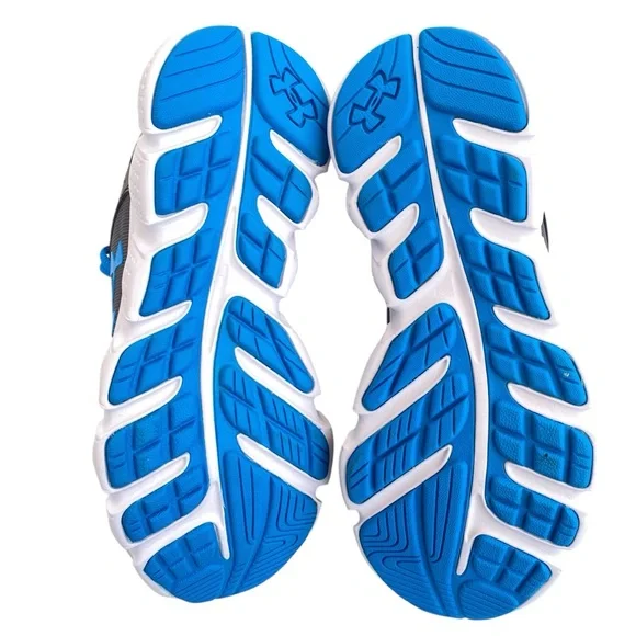 Under Armour Blue Gray Sneakers Athletic Running Shoes - Picture 5 of 6